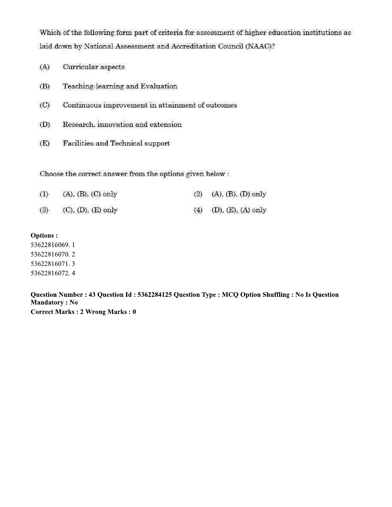 UGC NET Sociology Question Paper September 2020 48