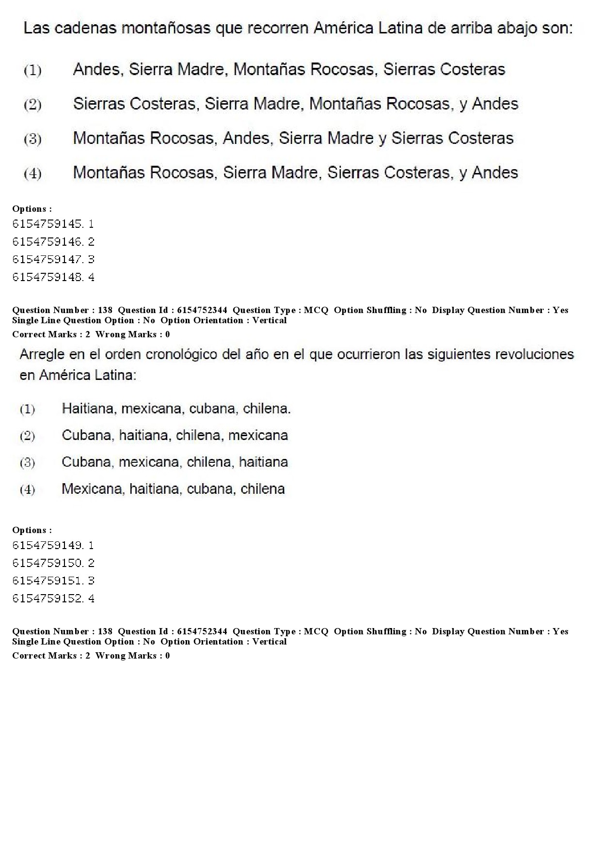 UGC NET Spanish Question Paper December 2019 115