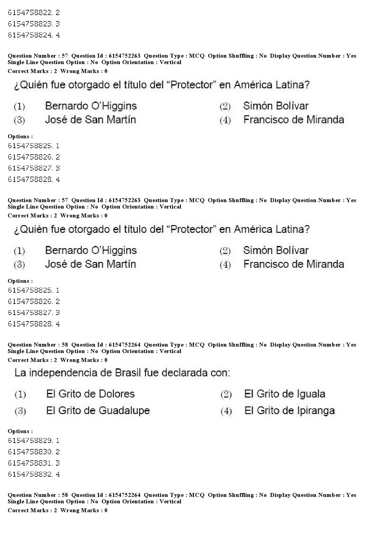 UGC NET Spanish Question Paper December 2019 47