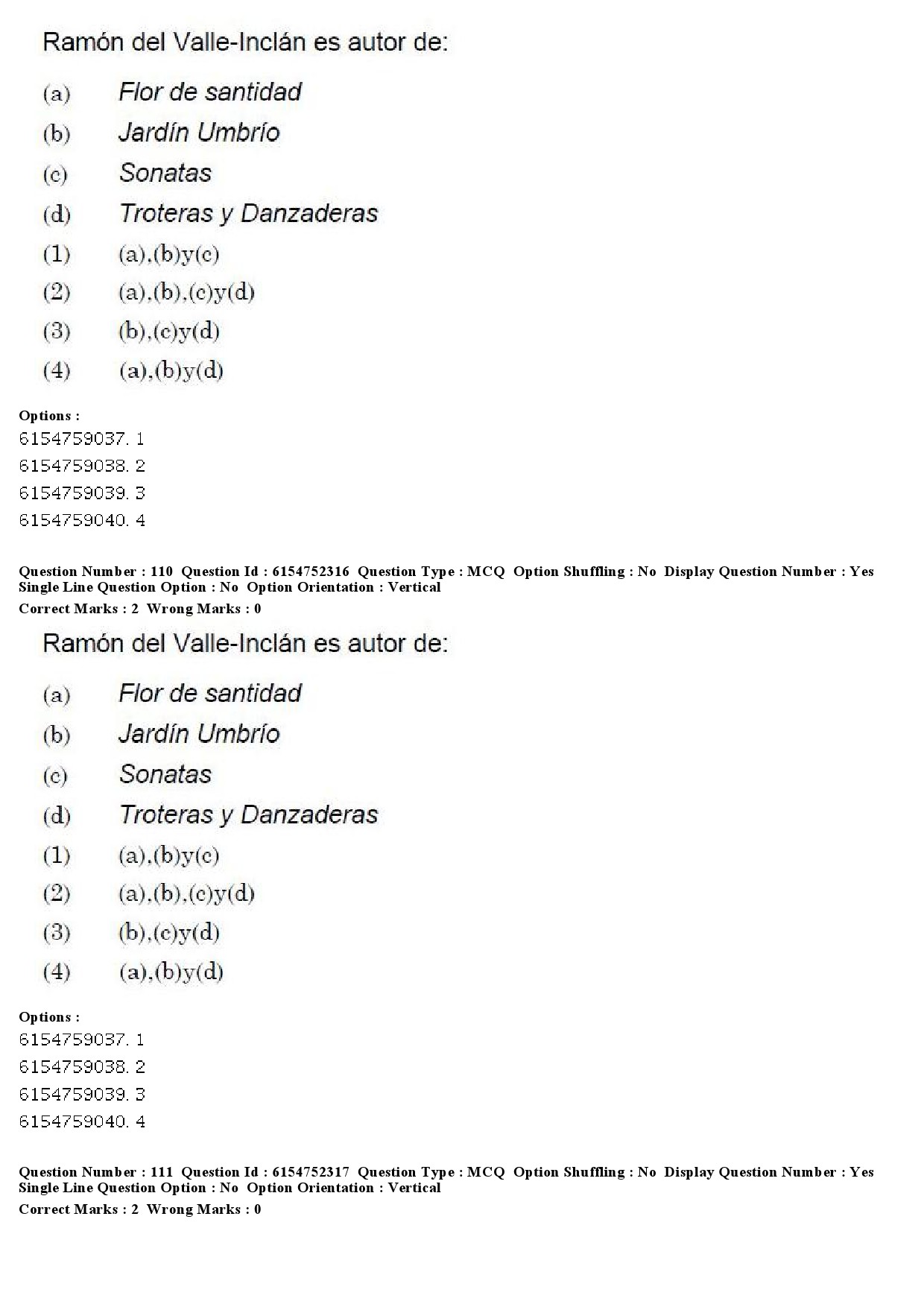 UGC NET Spanish Question Paper December 2019 80