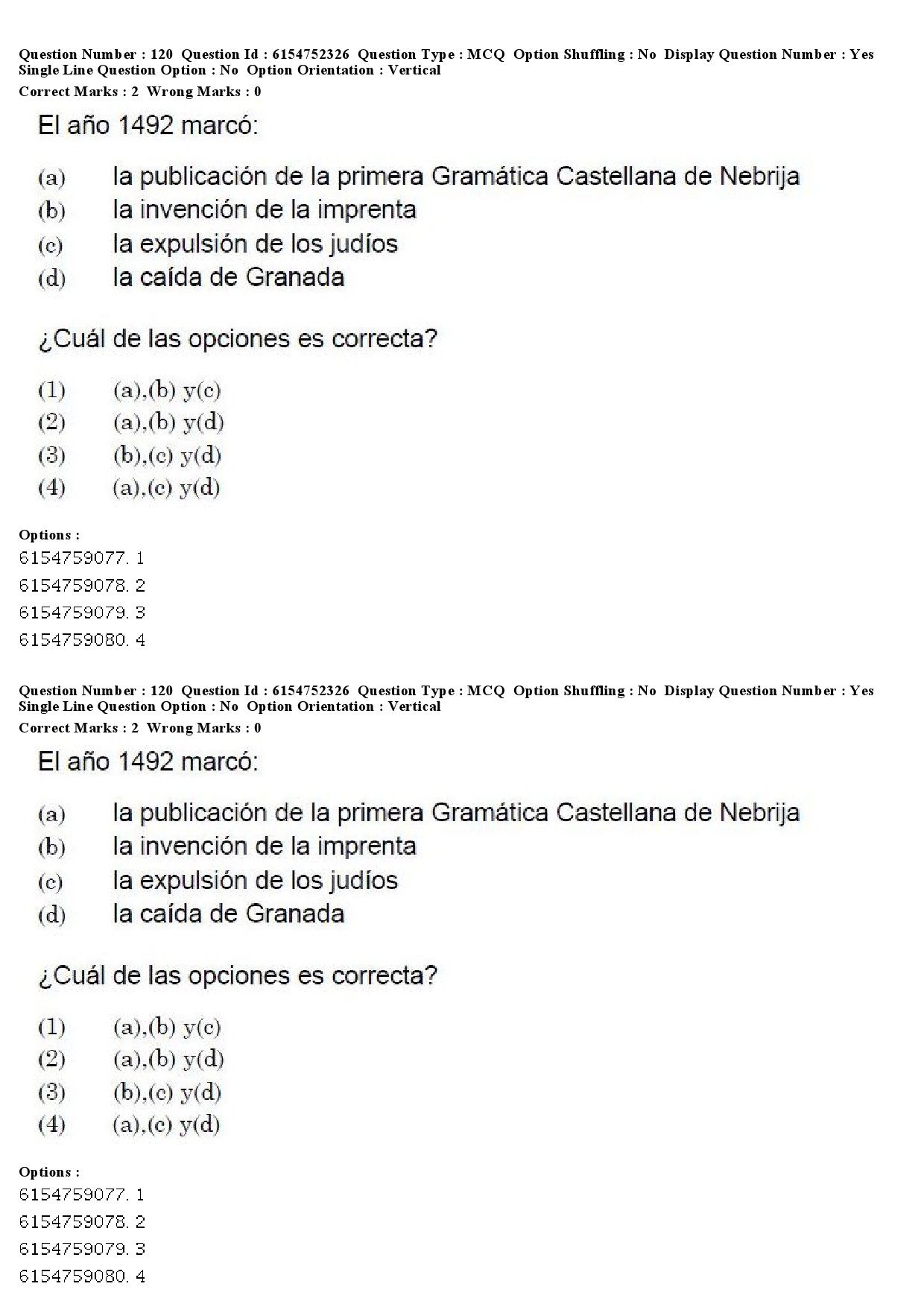 UGC NET Spanish Question Paper December 2019 90