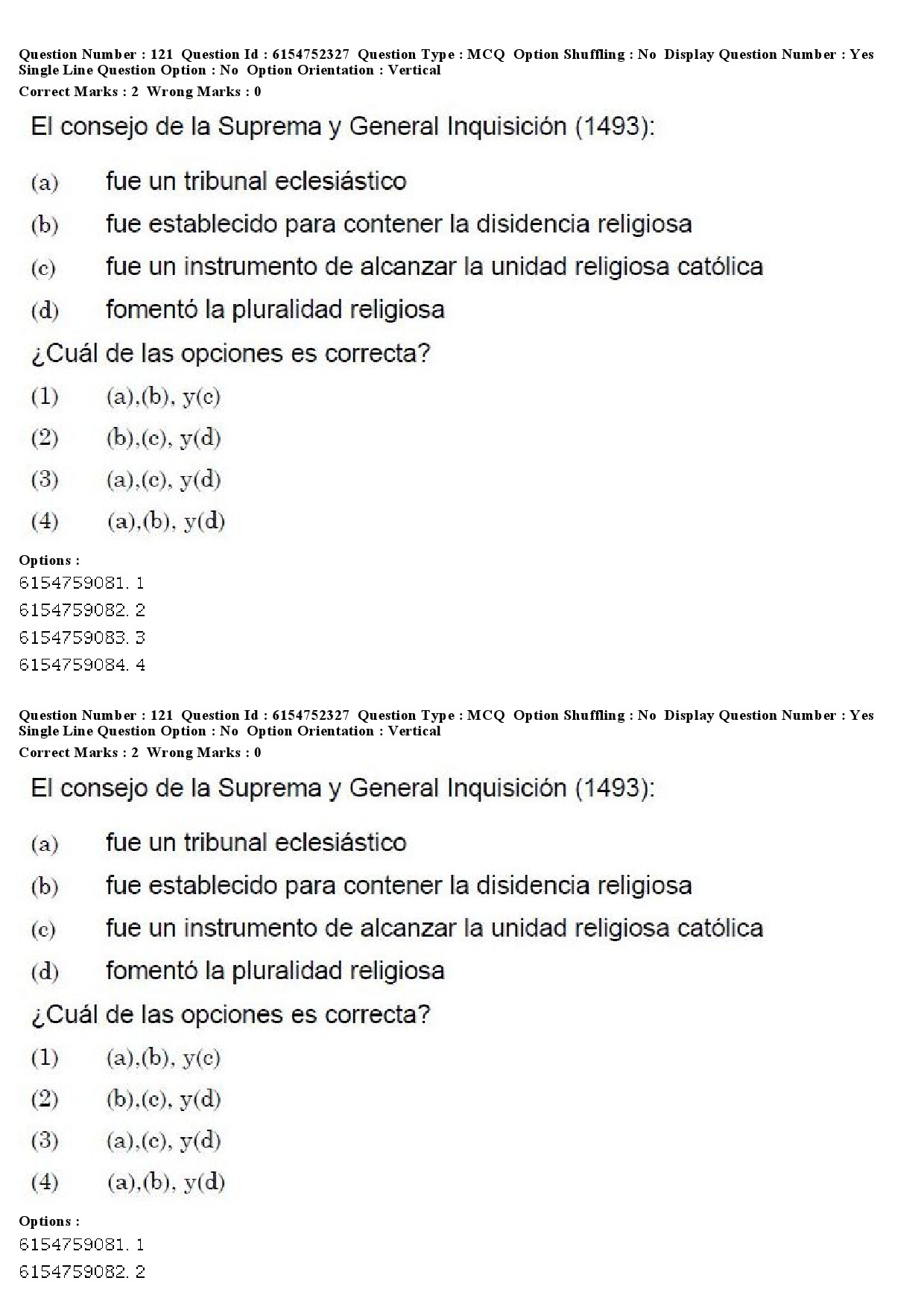 UGC NET Spanish Question Paper December 2019 91