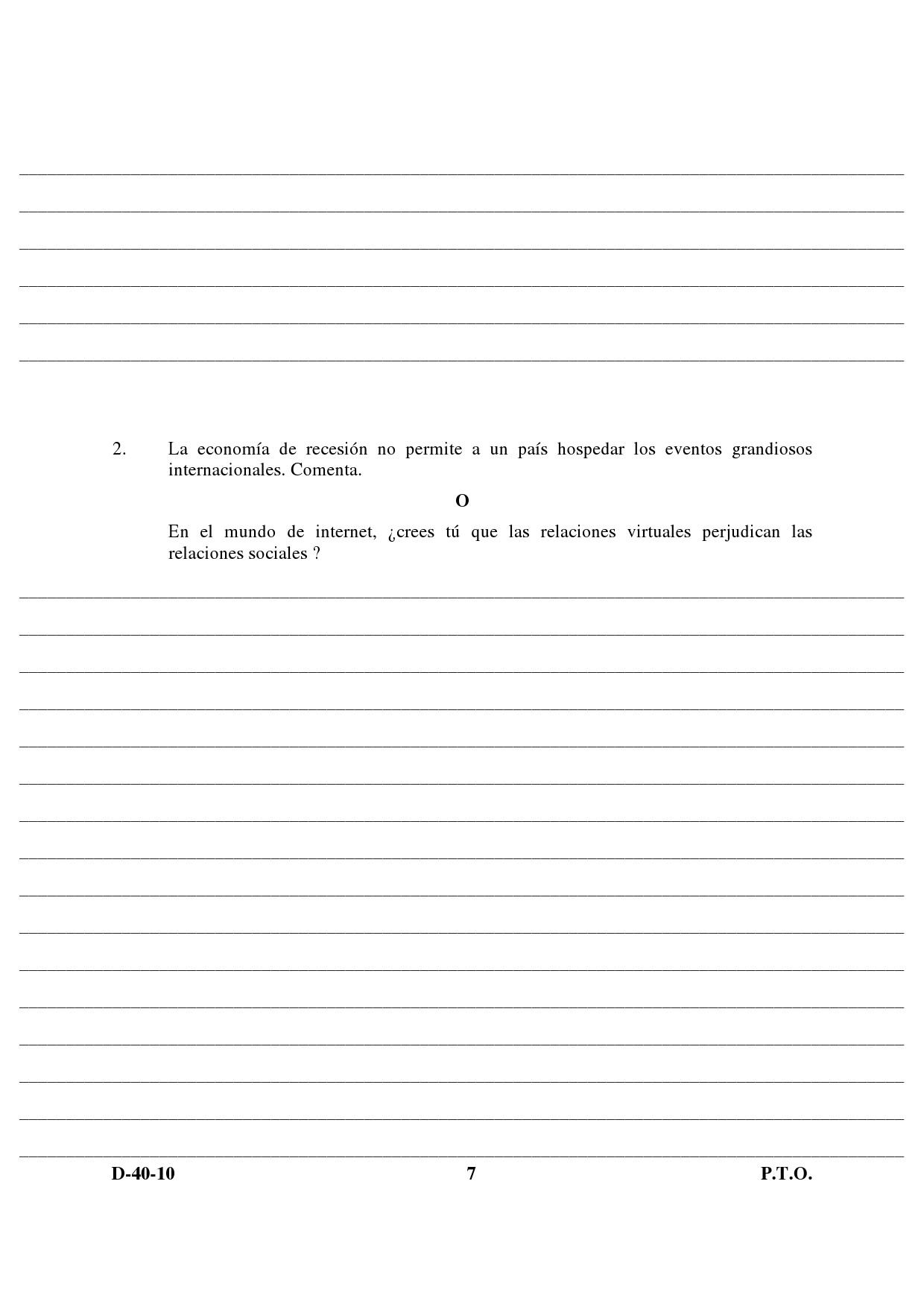 UGC NET Spanish Question Paper III December 2010 4