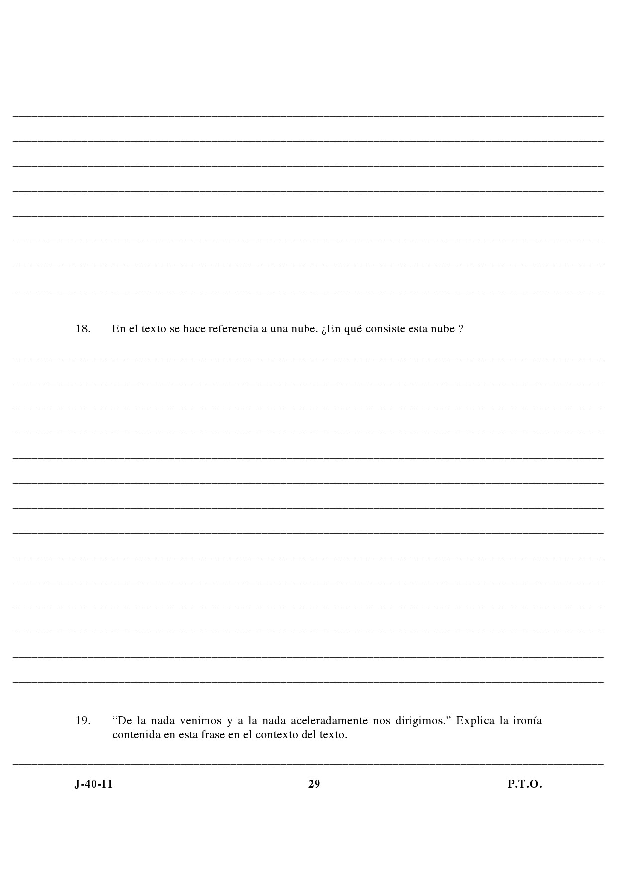 UGC NET Spanish Question Paper III June 2011 15