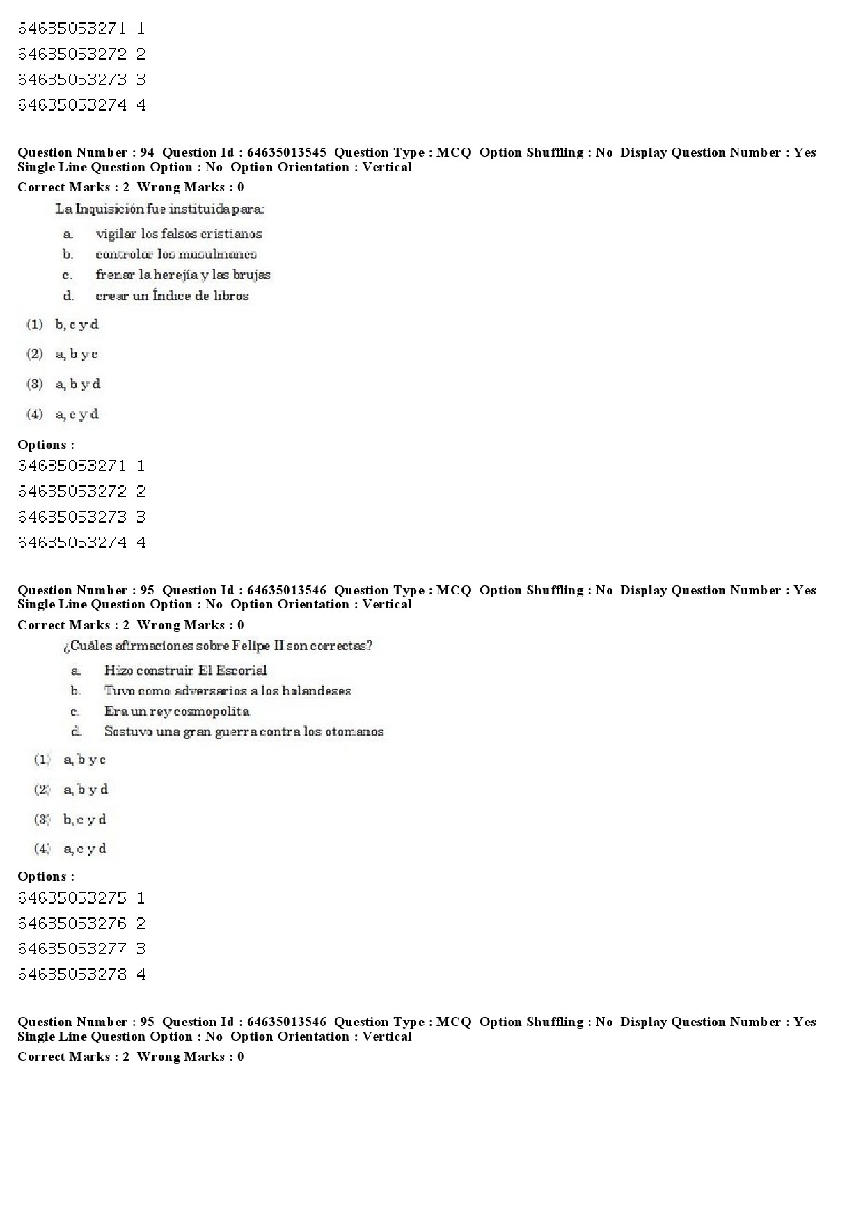 UGC NET Spanish Question Paper June 2019 64