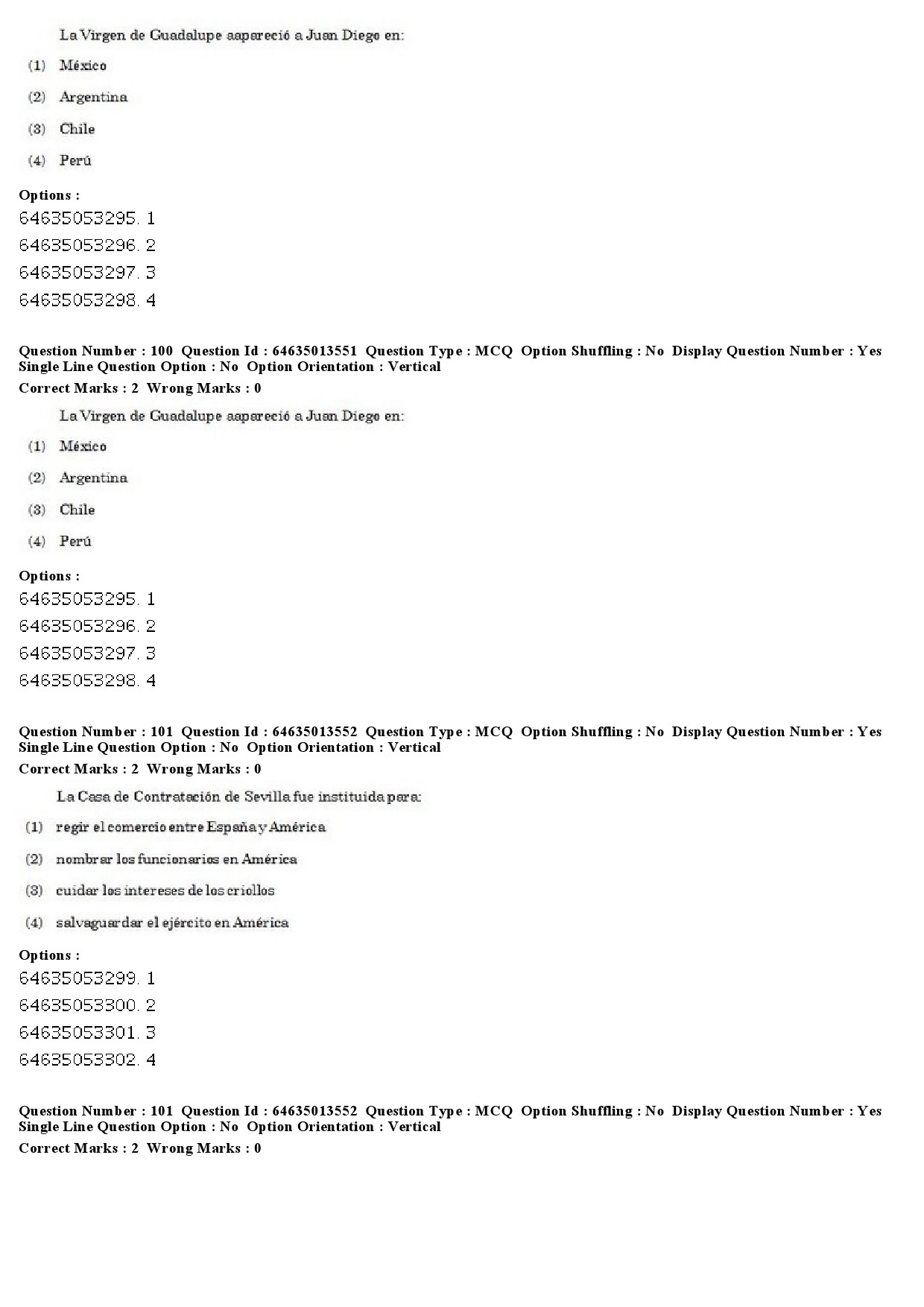 UGC NET Spanish Question Paper June 2019 68