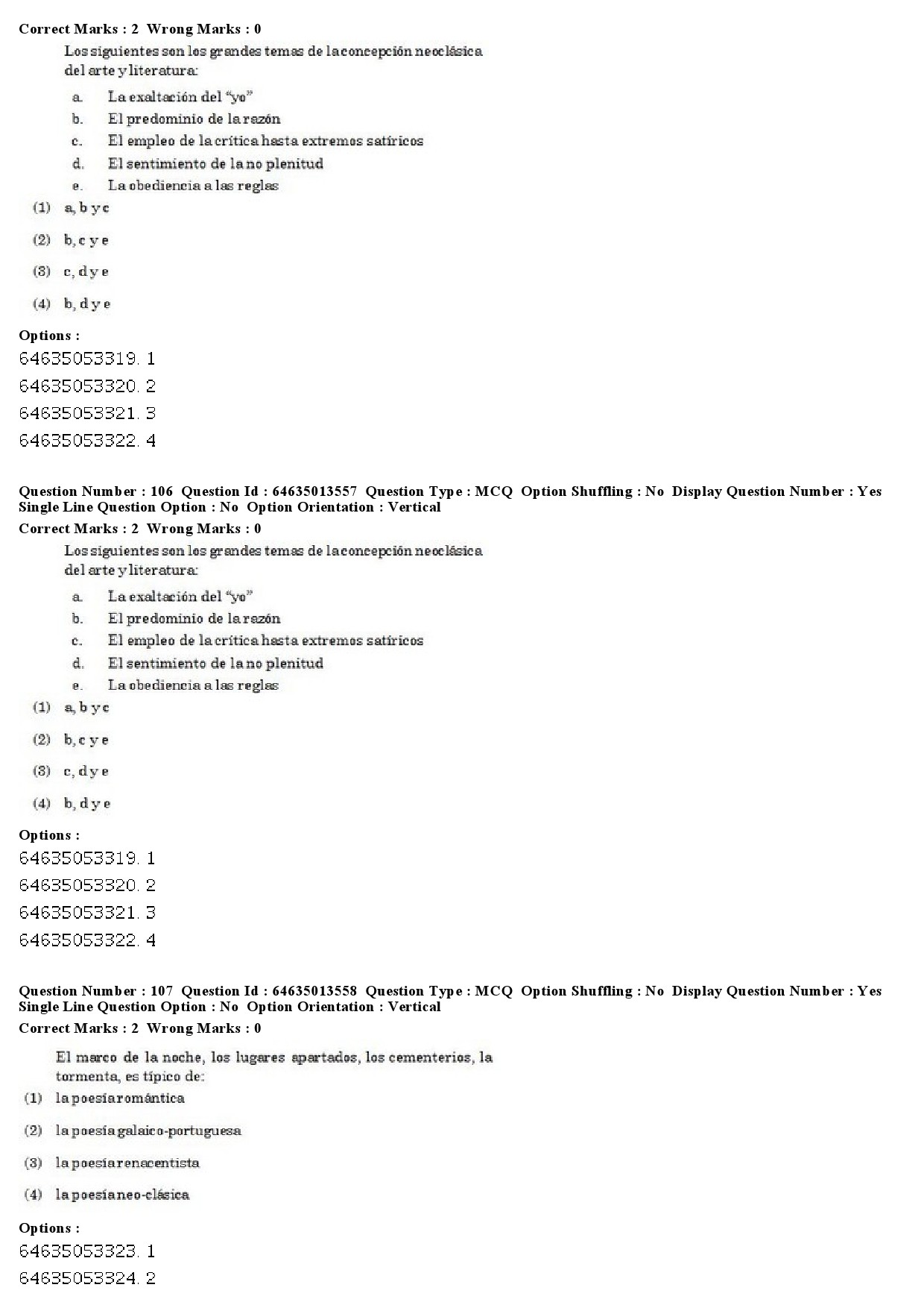 UGC NET Spanish Question Paper June 2019 72