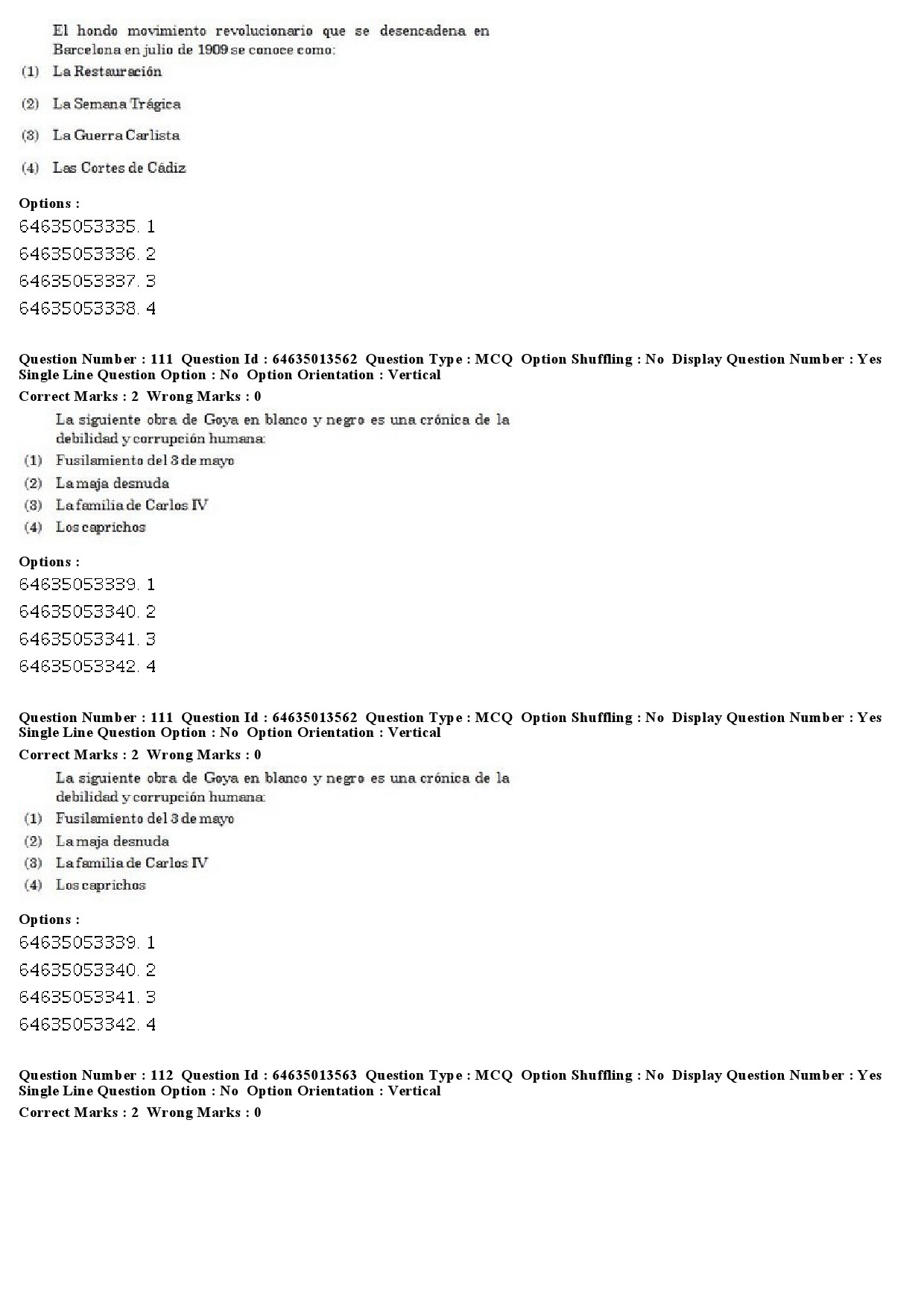 UGC NET Spanish Question Paper June 2019 75