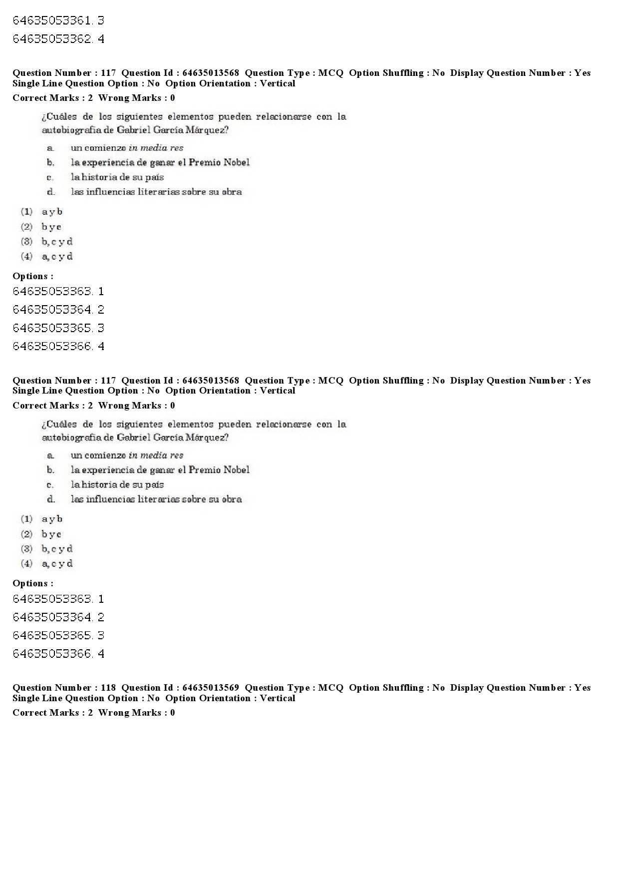 UGC NET Spanish Question Paper June 2019 79