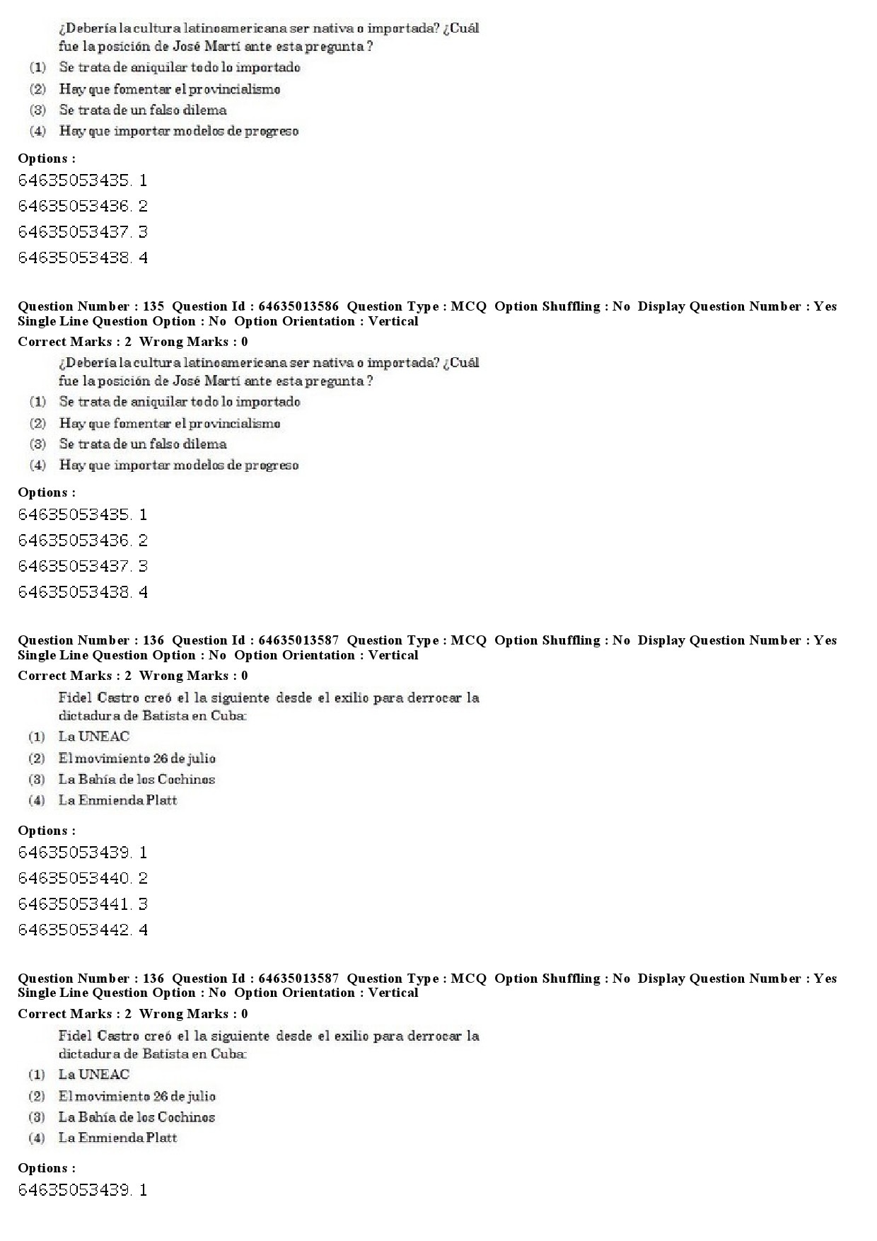 UGC NET Spanish Question Paper June 2019 91