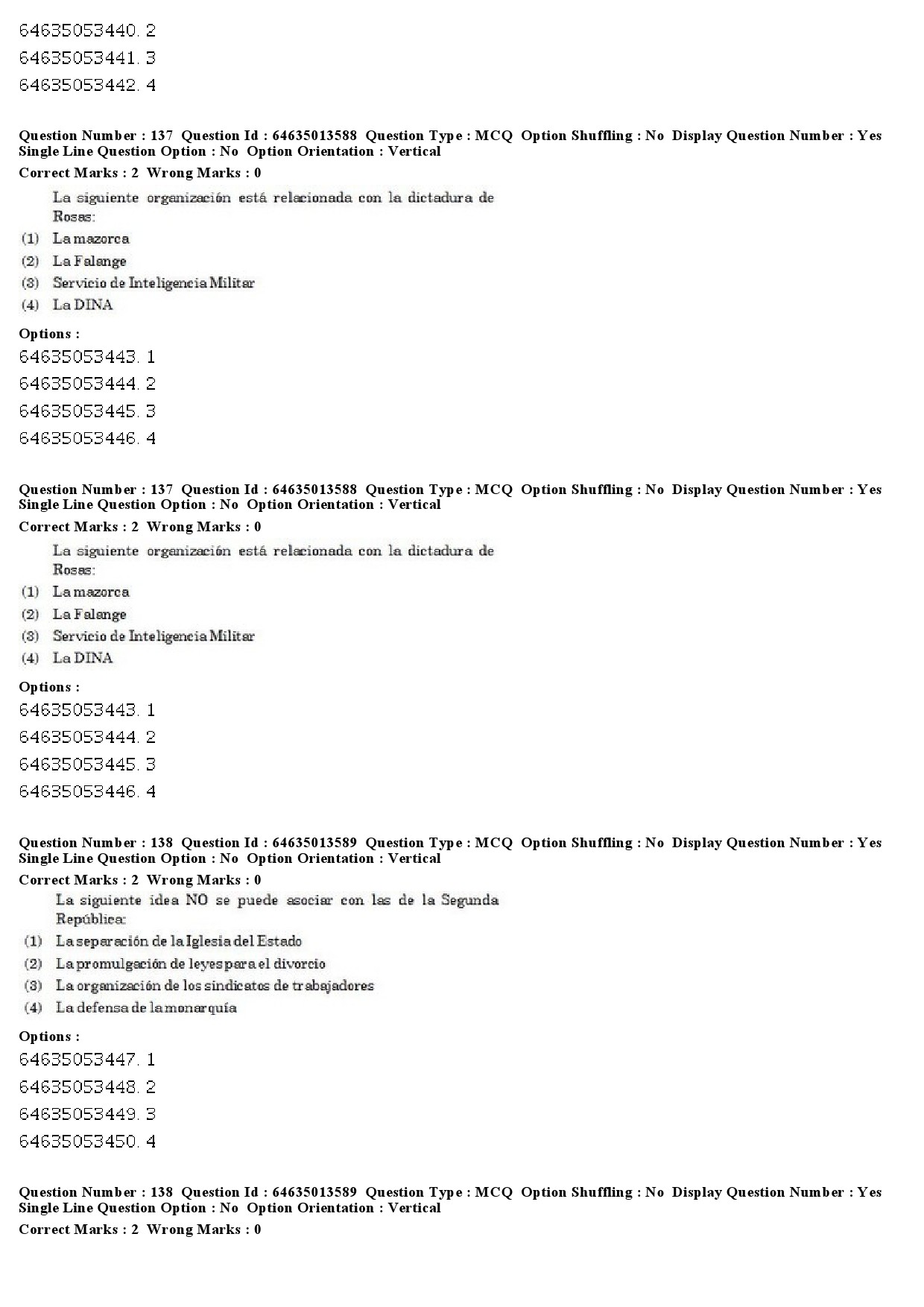 UGC NET Spanish Question Paper June 2019 92