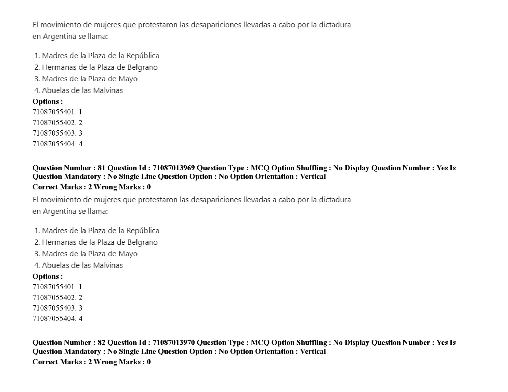 UGC NET Spanish Question Paper September 2020 109