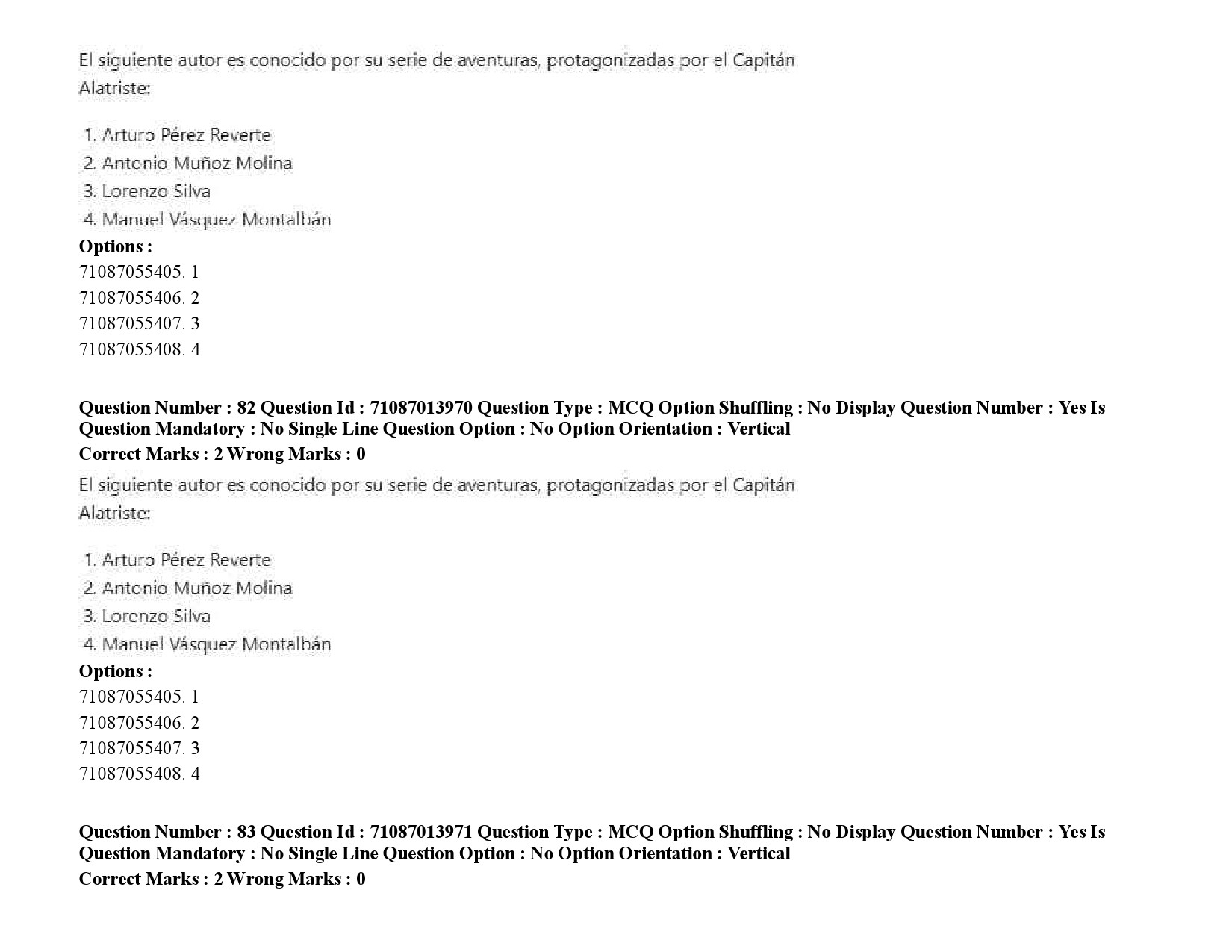 UGC NET Spanish Question Paper September 2020 110