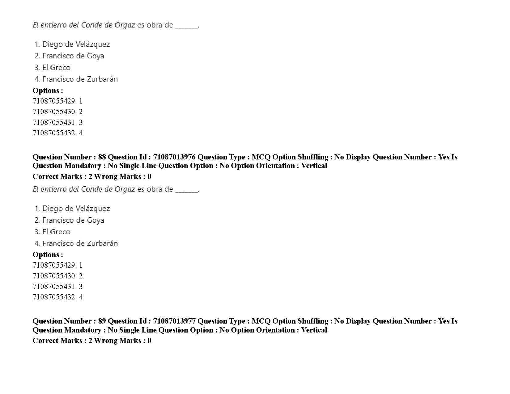 UGC NET Spanish Question Paper September 2020 116