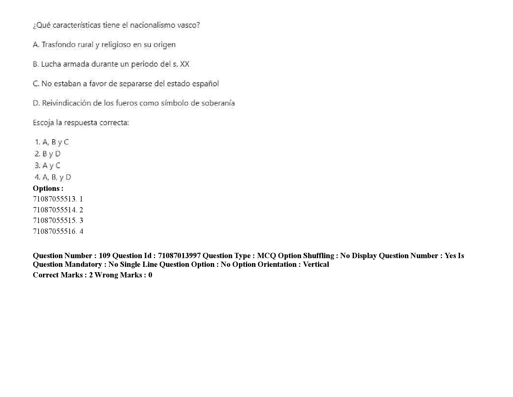 UGC NET Spanish Question Paper September 2020 155