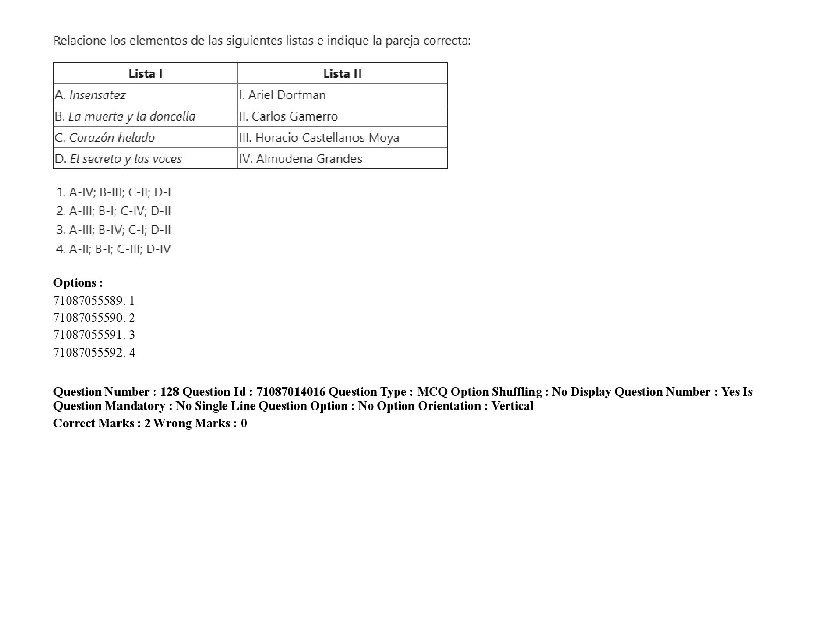 UGC NET Spanish Question Paper September 2020 193