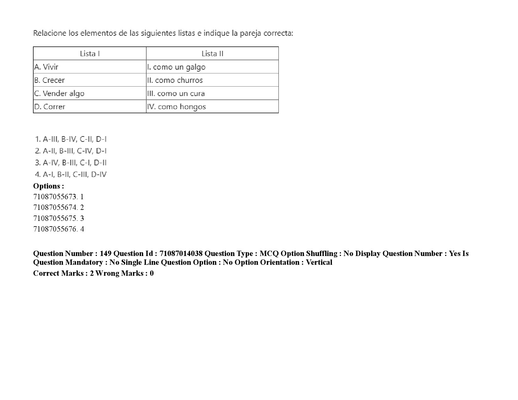 UGC NET Spanish Question Paper September 2020 225