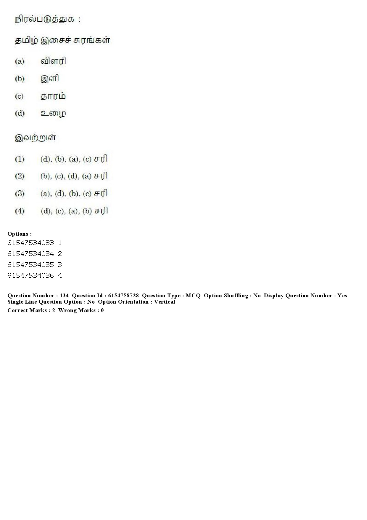 UGC NET Tamil Question Paper December 2019 145