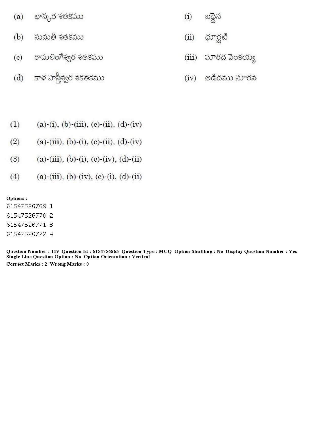 UGC NET Telugu Question Paper December 2019 102