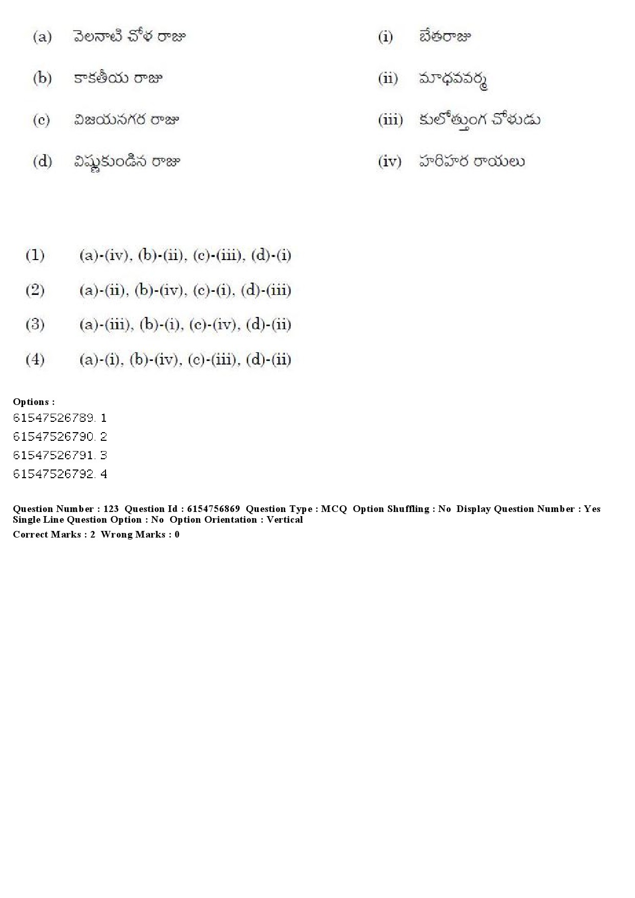 UGC NET Telugu Question Paper December 2019 110