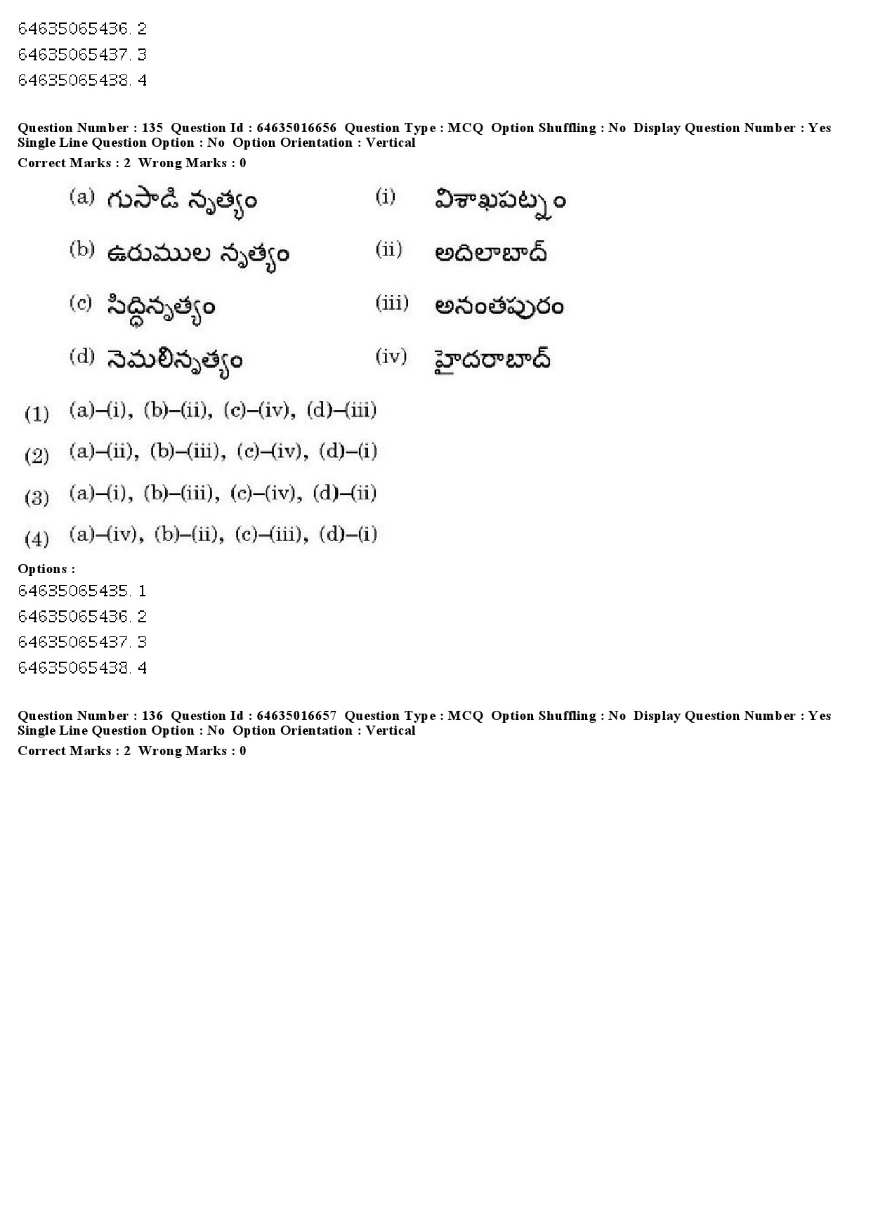 UGC NET Telugu Question Paper June 2019 141