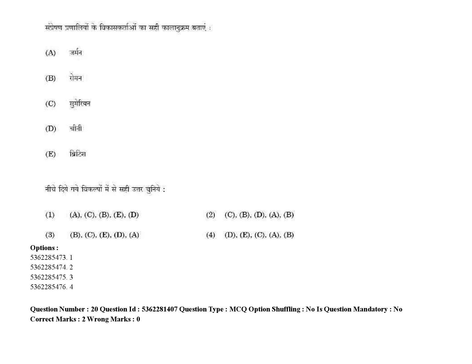 UGC NET Telugu Question Paper September 2020 29