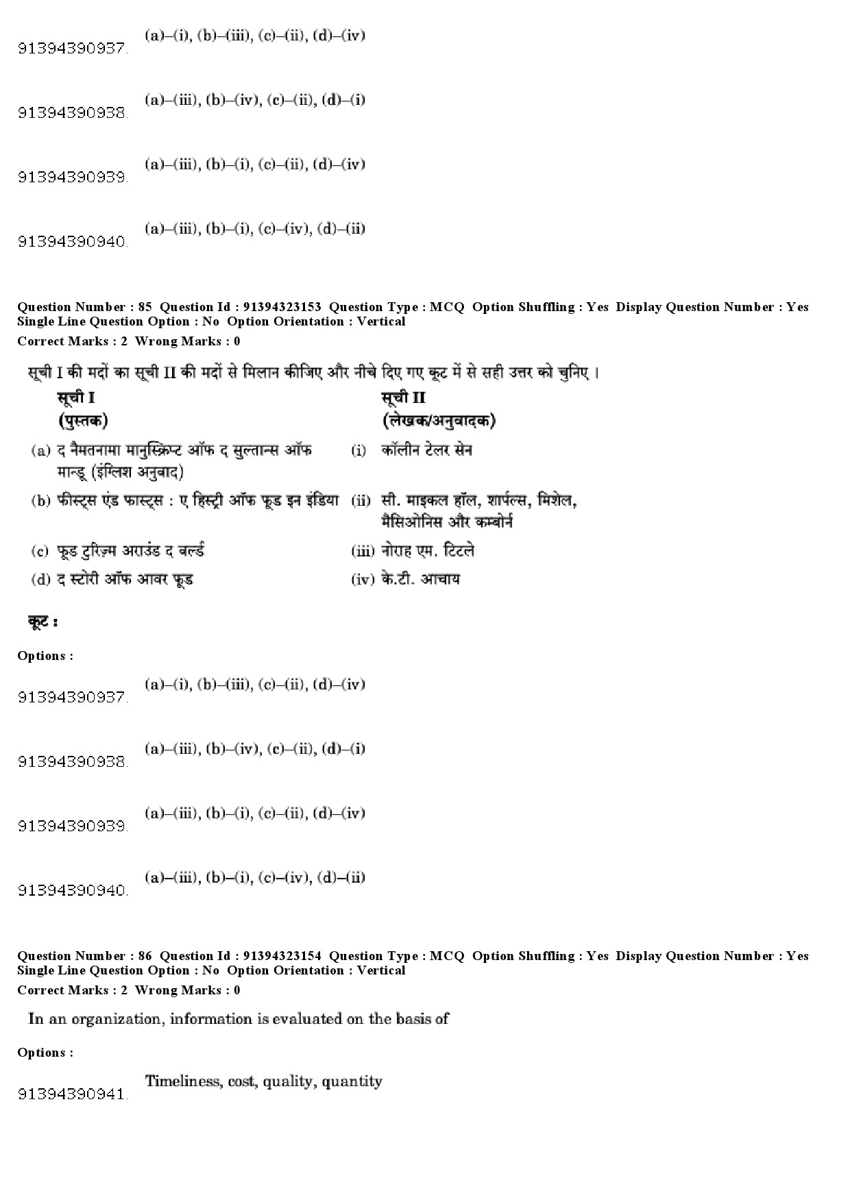 UGC NET Tourism Administration And Management Question Paper December 2018 73