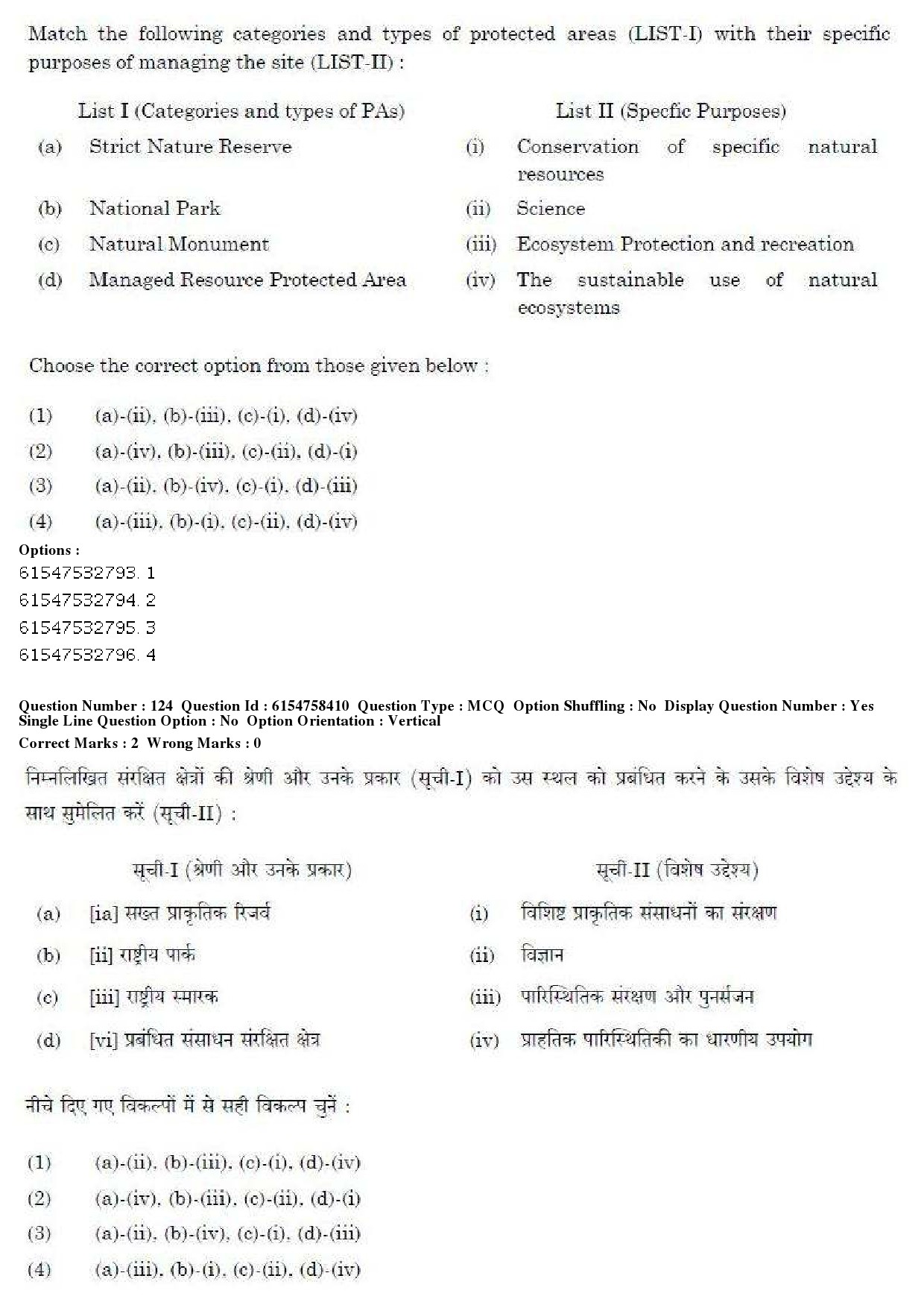 UGC NET Tourism Administration And Management Question Paper December 2019 137