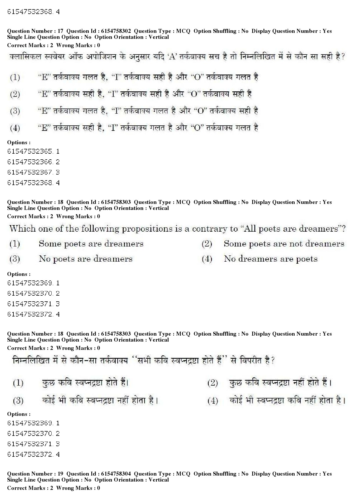 UGC NET Tourism Administration And Management Question Paper December 2019 14