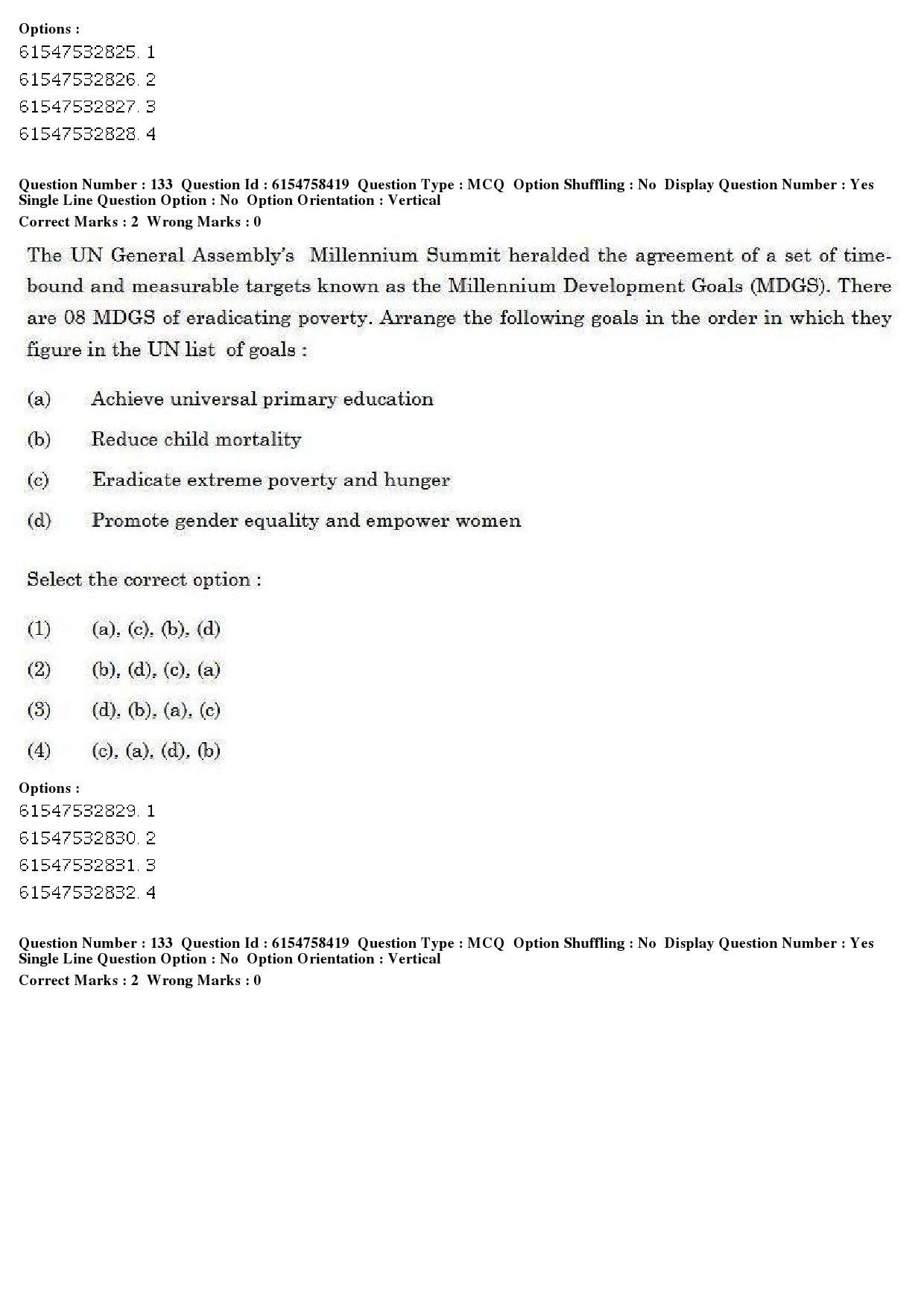 UGC NET Tourism Administration And Management Question Paper December 2019 149