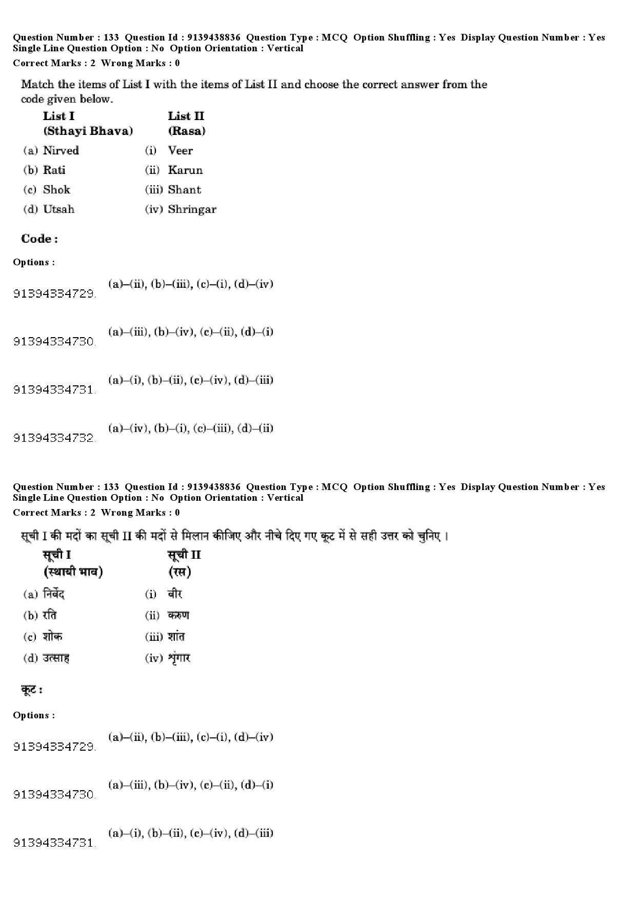 UGC NET Tribal and Regional Language Literature Question Paper December 2018 116