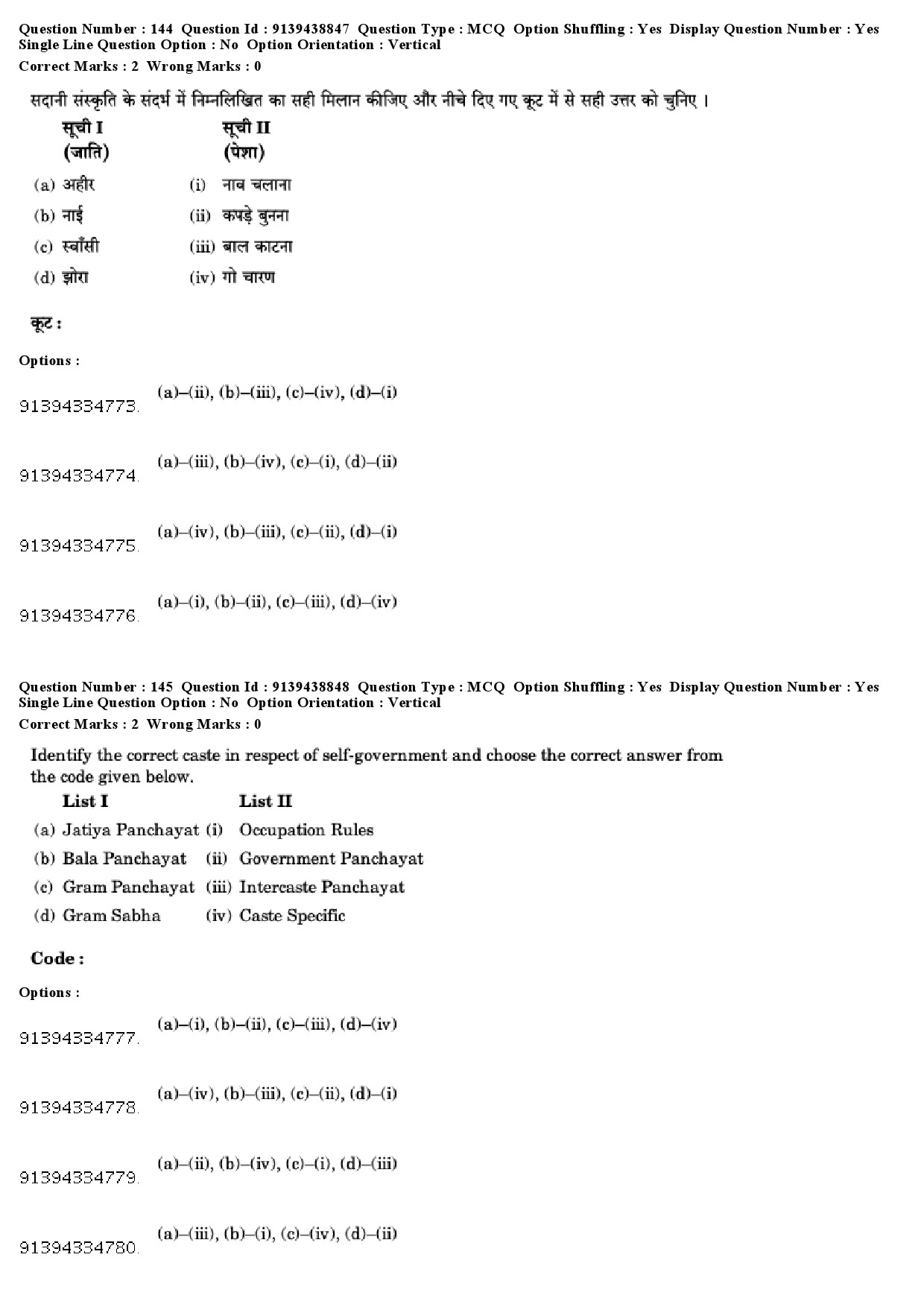 UGC NET Tribal and Regional Language Literature Question Paper December 2018 126