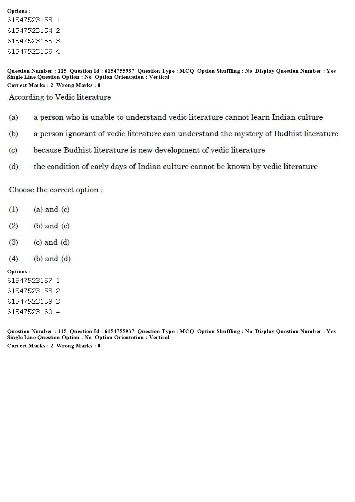 UGC NET Tribal and Regional Language Literature Question Paper December 2019 104