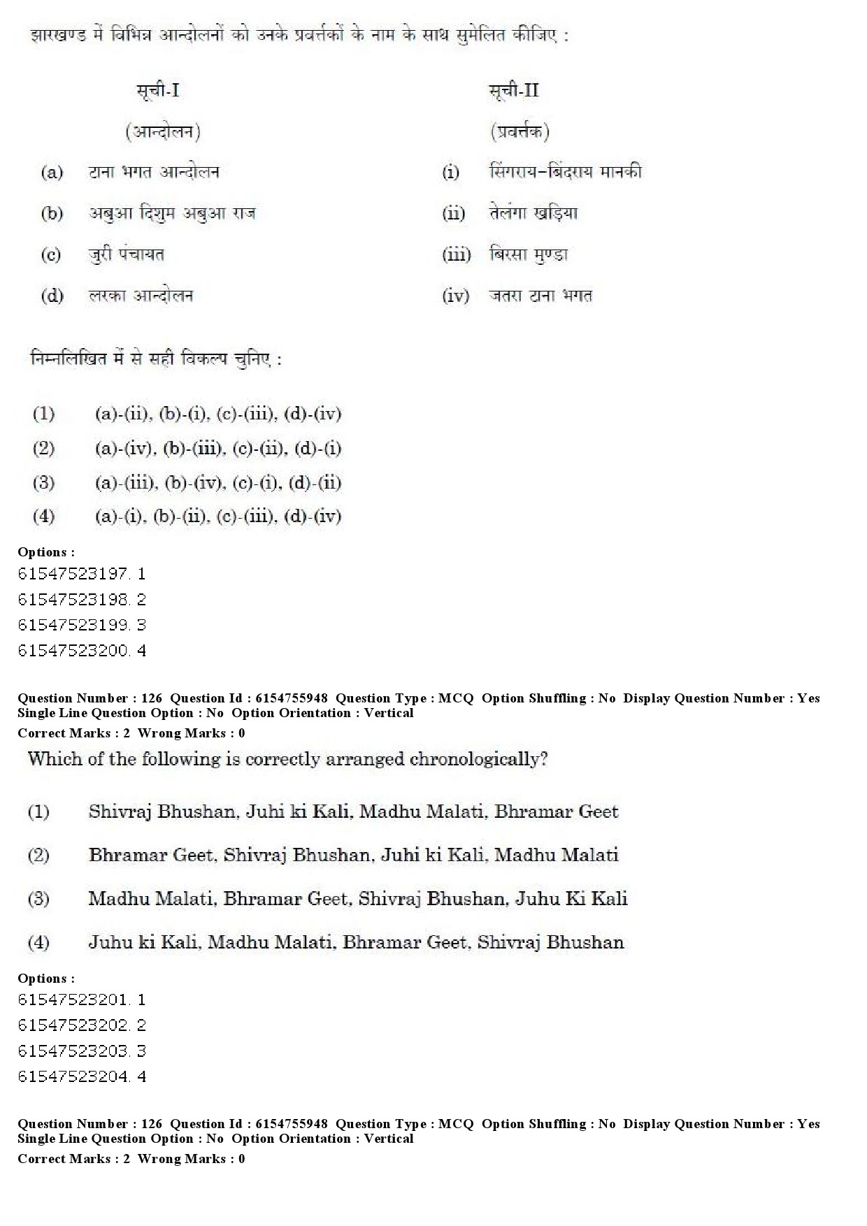 UGC NET Tribal and Regional Language Literature Question Paper December 2019 119