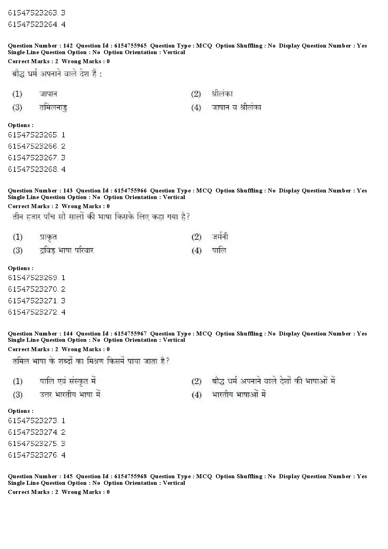 UGC NET Tribal and Regional Language Literature Question Paper December 2019 136