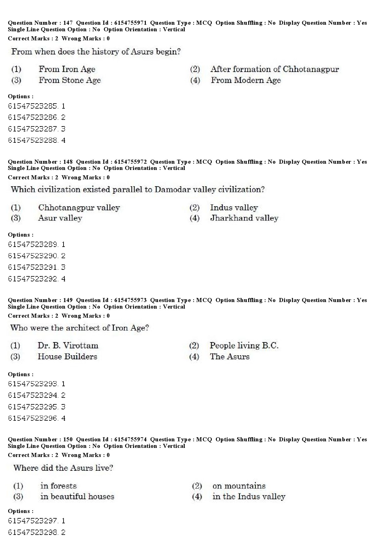 UGC NET Tribal and Regional Language Literature Question Paper December 2019 138