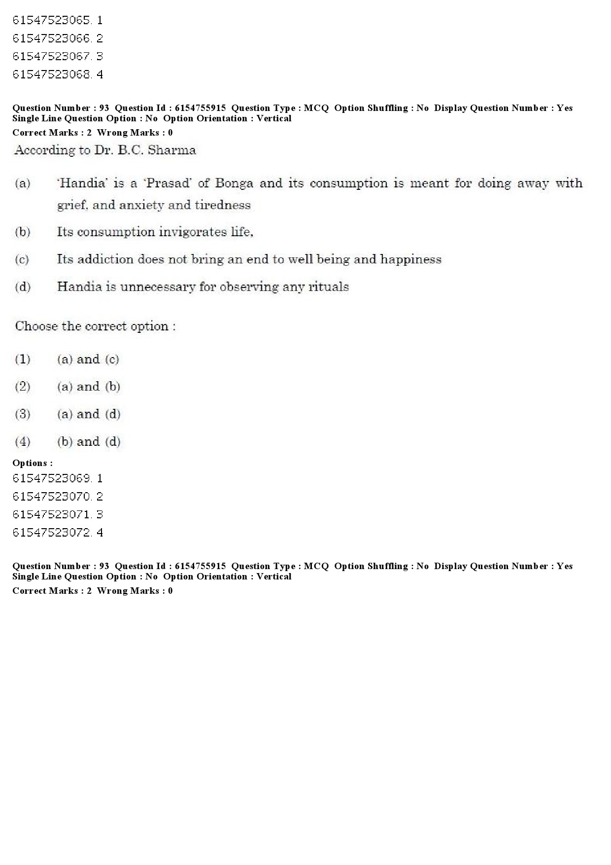 UGC NET Tribal and Regional Language Literature Question Paper December 2019 74