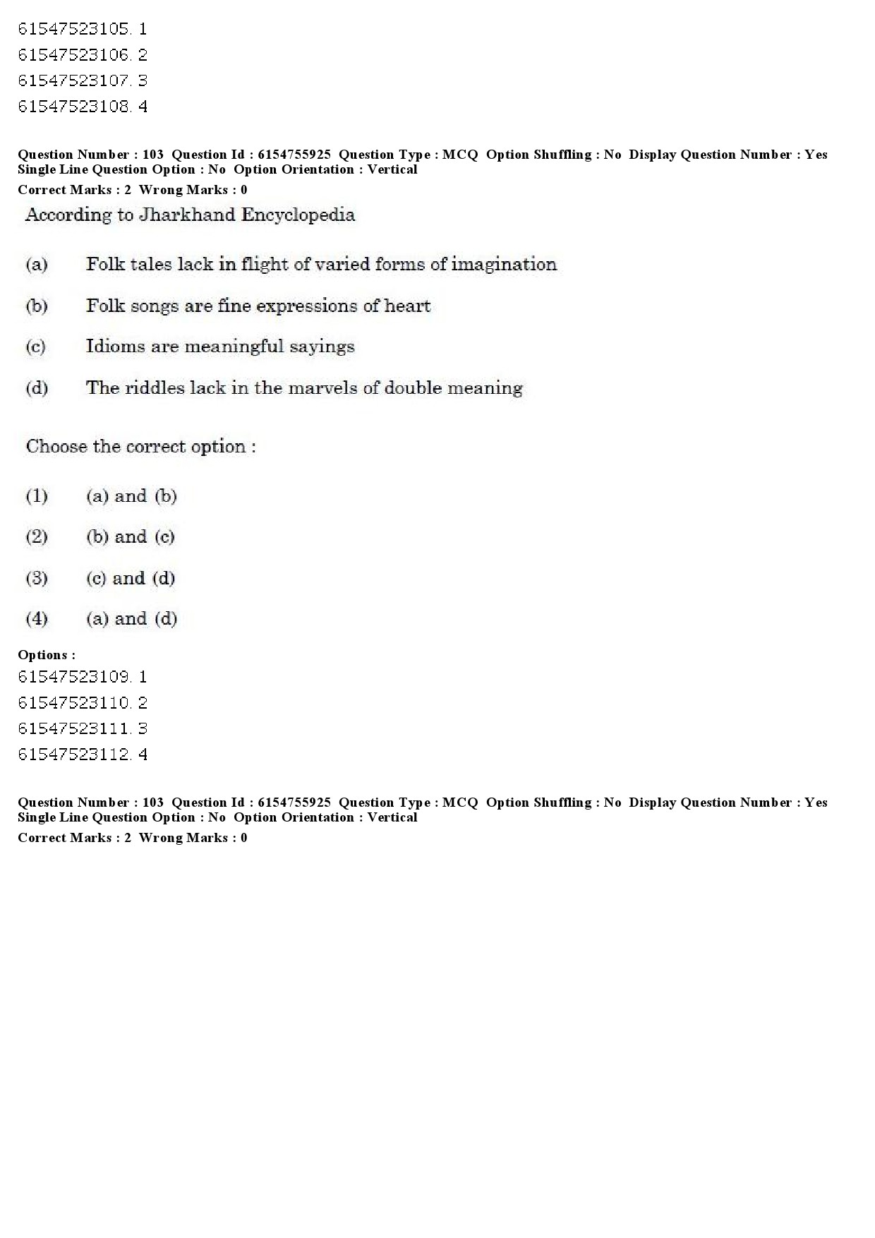 UGC NET Tribal and Regional Language Literature Question Paper December 2019 88