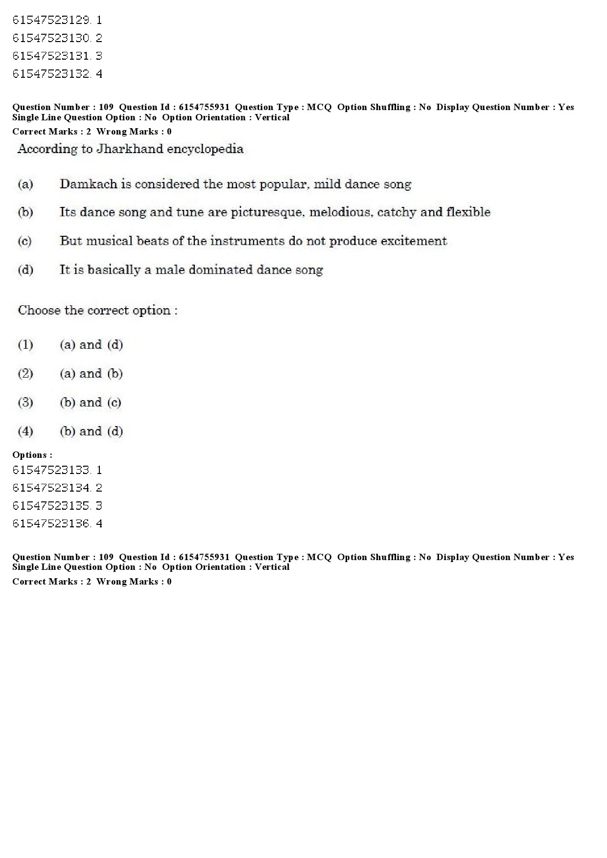 UGC NET Tribal and Regional Language Literature Question Paper December 2019 96