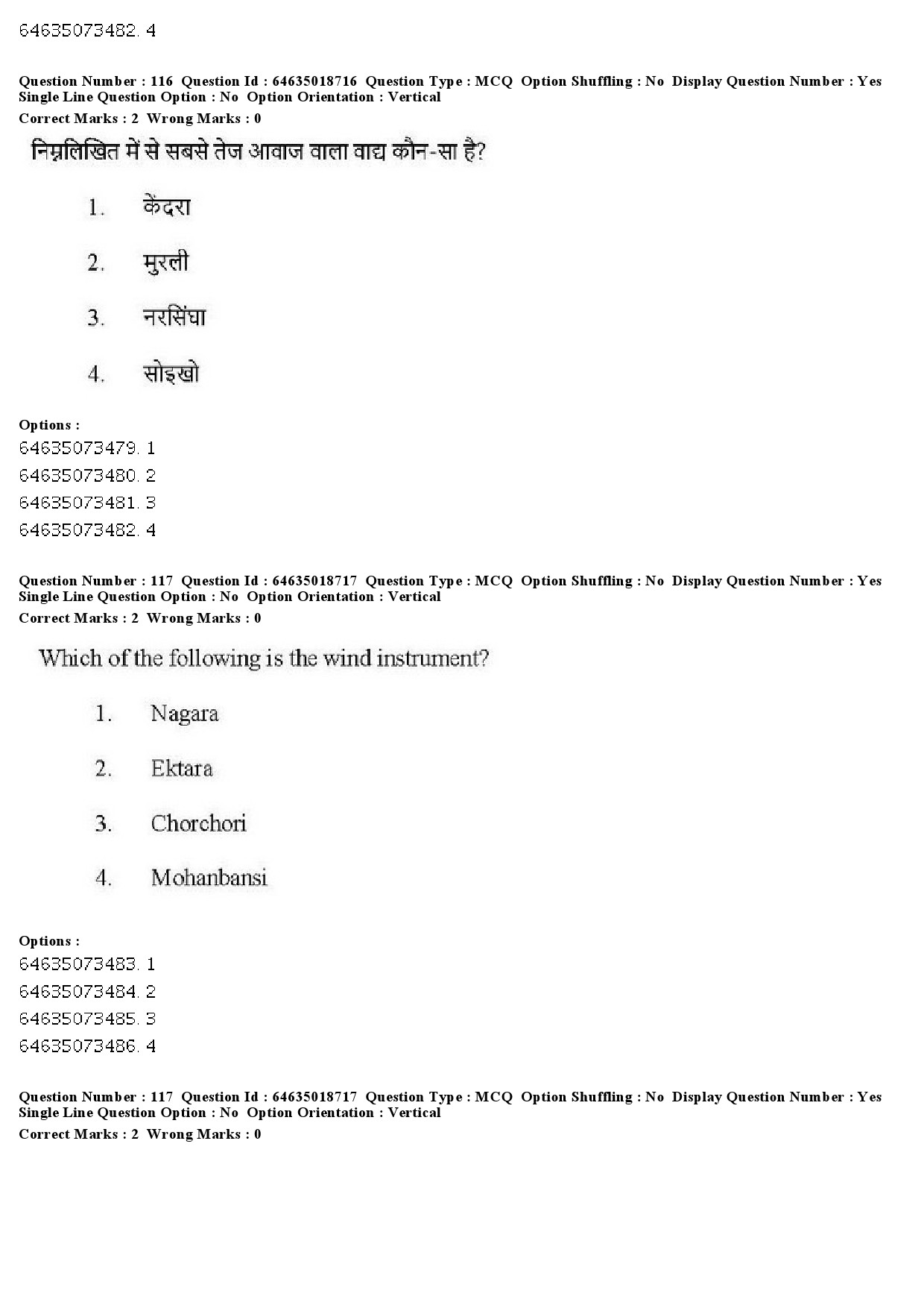 UGC NET Tribal and Regional Language Literature Question Paper June 2019 119