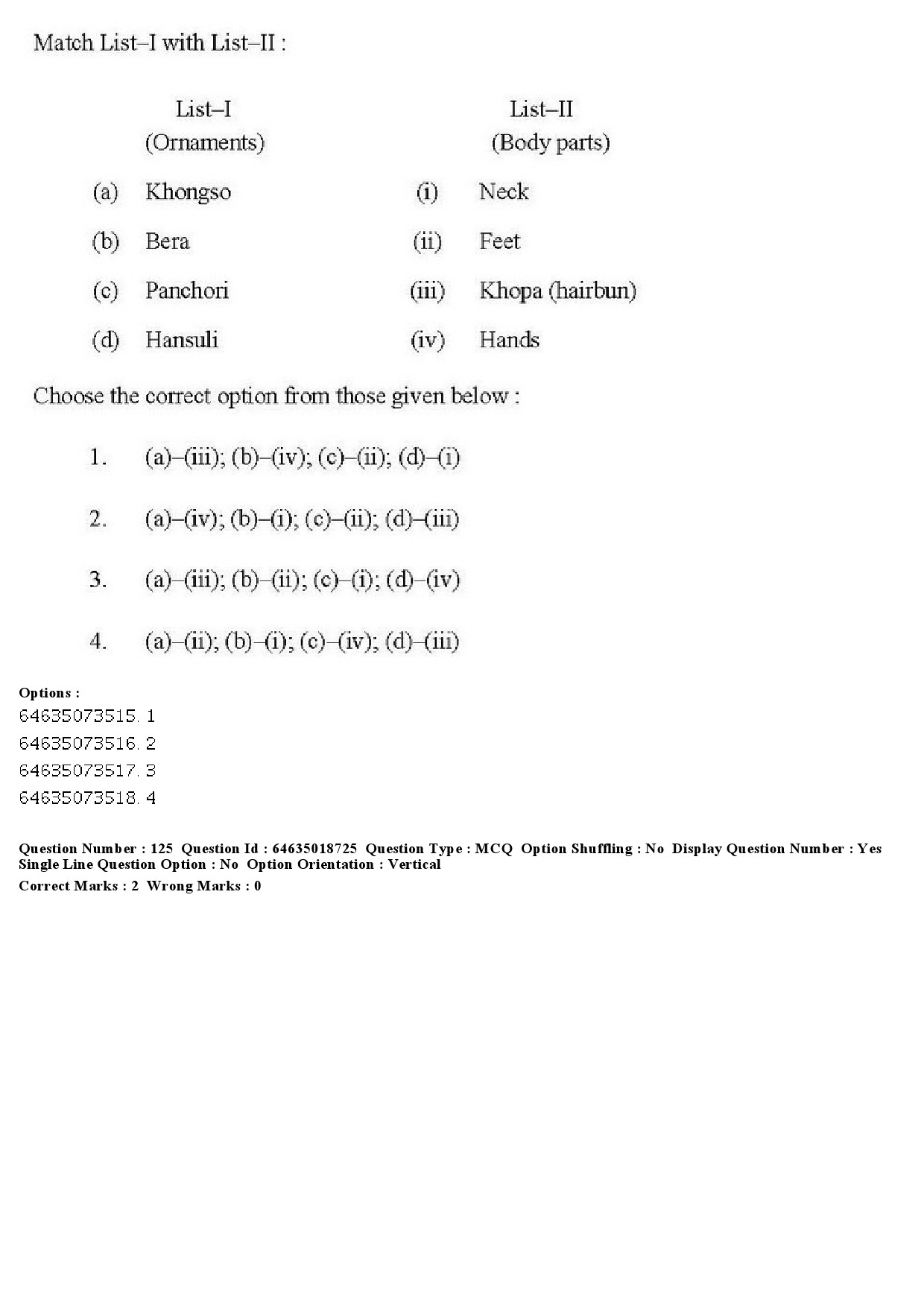 UGC NET Tribal and Regional Language Literature Question Paper June 2019 128