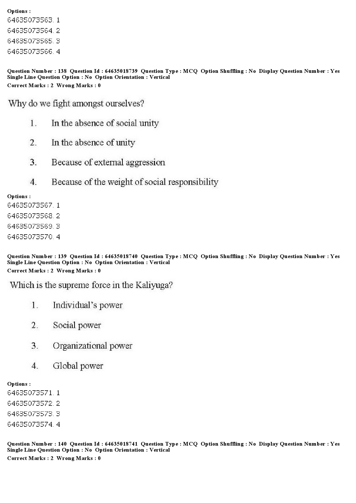 UGC NET Tribal and Regional Language Literature Question Paper June 2019 143