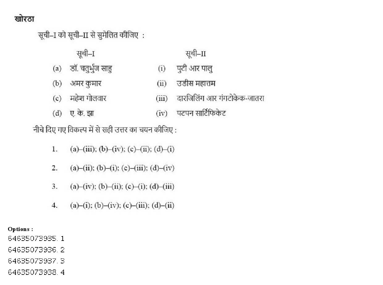 UGC NET Tribal and Regional Language Literature Question Paper June 2019 233