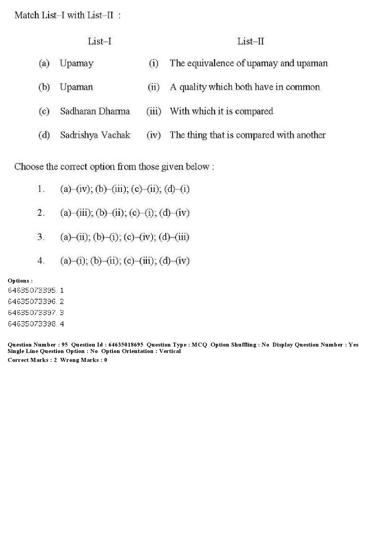 UGC NET Tribal and Regional Language Literature Question Paper June 2019 95