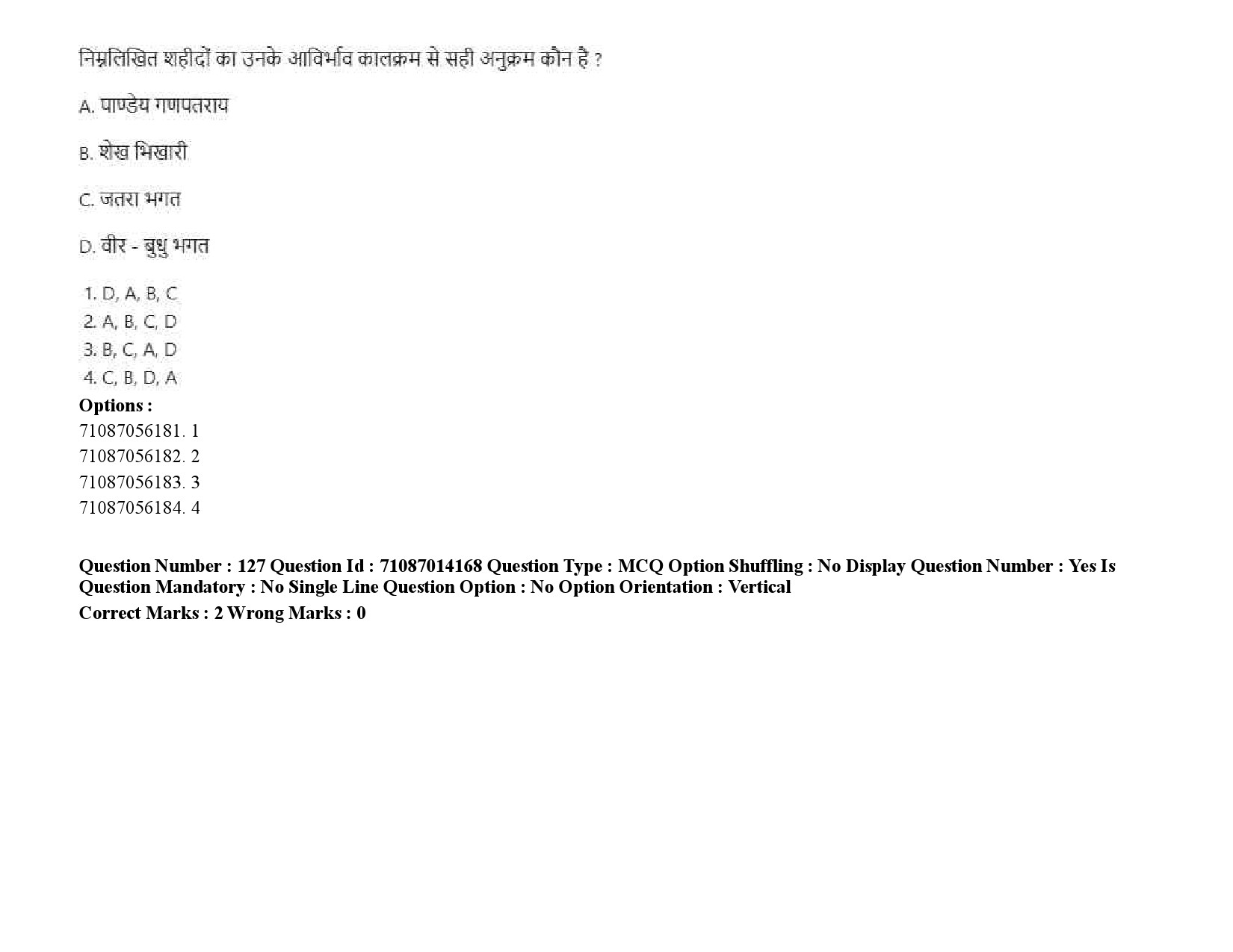 UGC NET Tribal and Regional Language Literature Question Paper September 2020 190