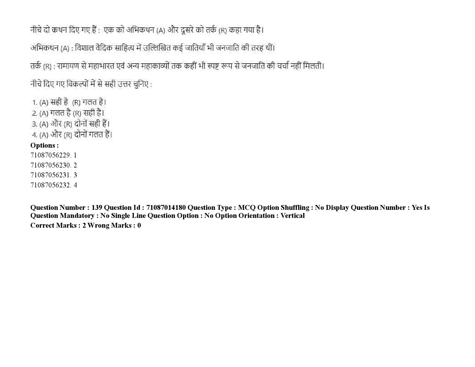 UGC NET Tribal and Regional Language Literature Question Paper September 2020 212