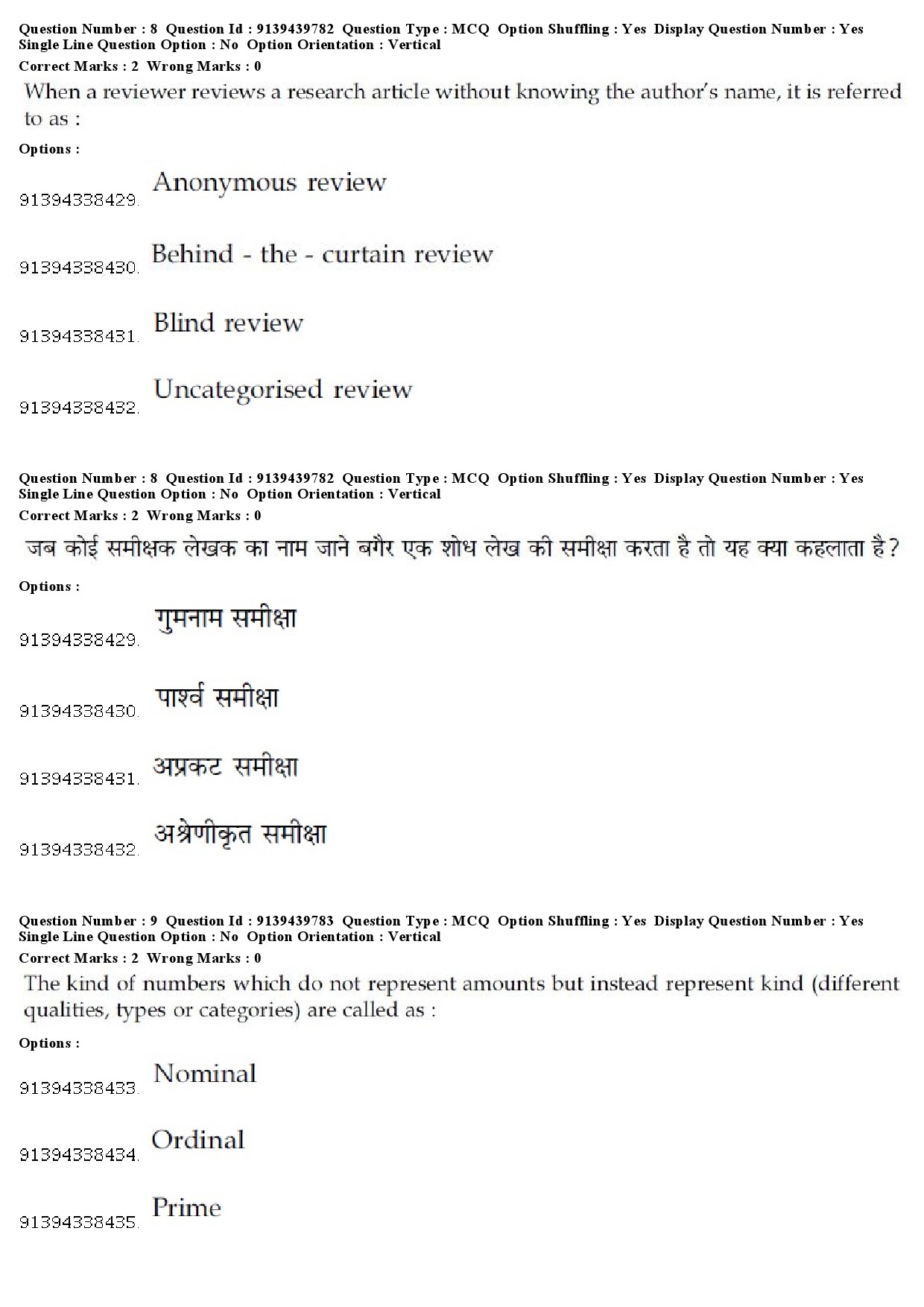 UGC NET Urdu Question Paper December 2018 8