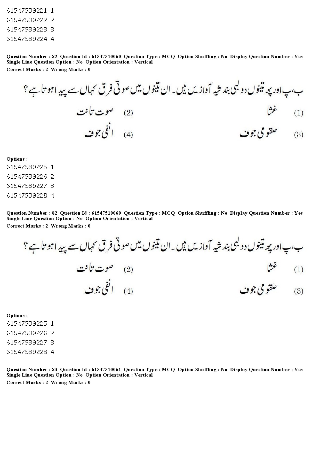 UGC NET Urdu Question Paper December 2019 72