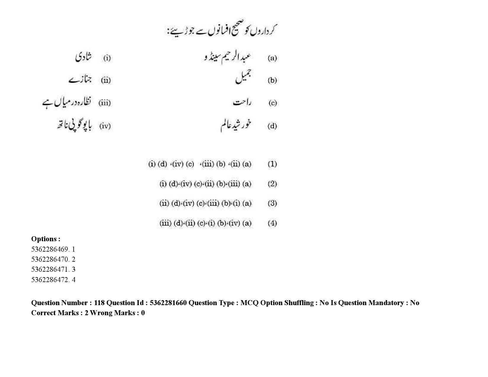 UGC NET Urdu Question Paper September 2020 179