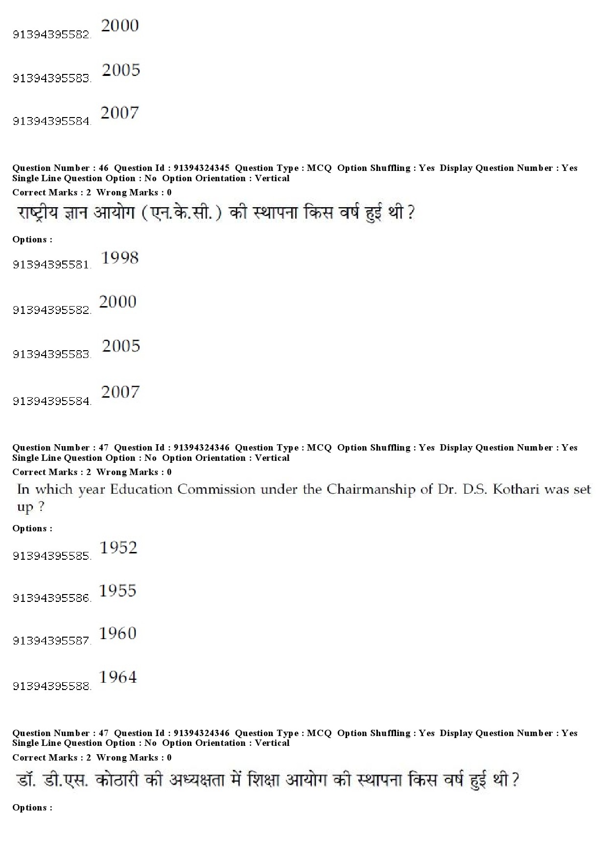 UGC NET Visual Arts Question Paper December 2018 42